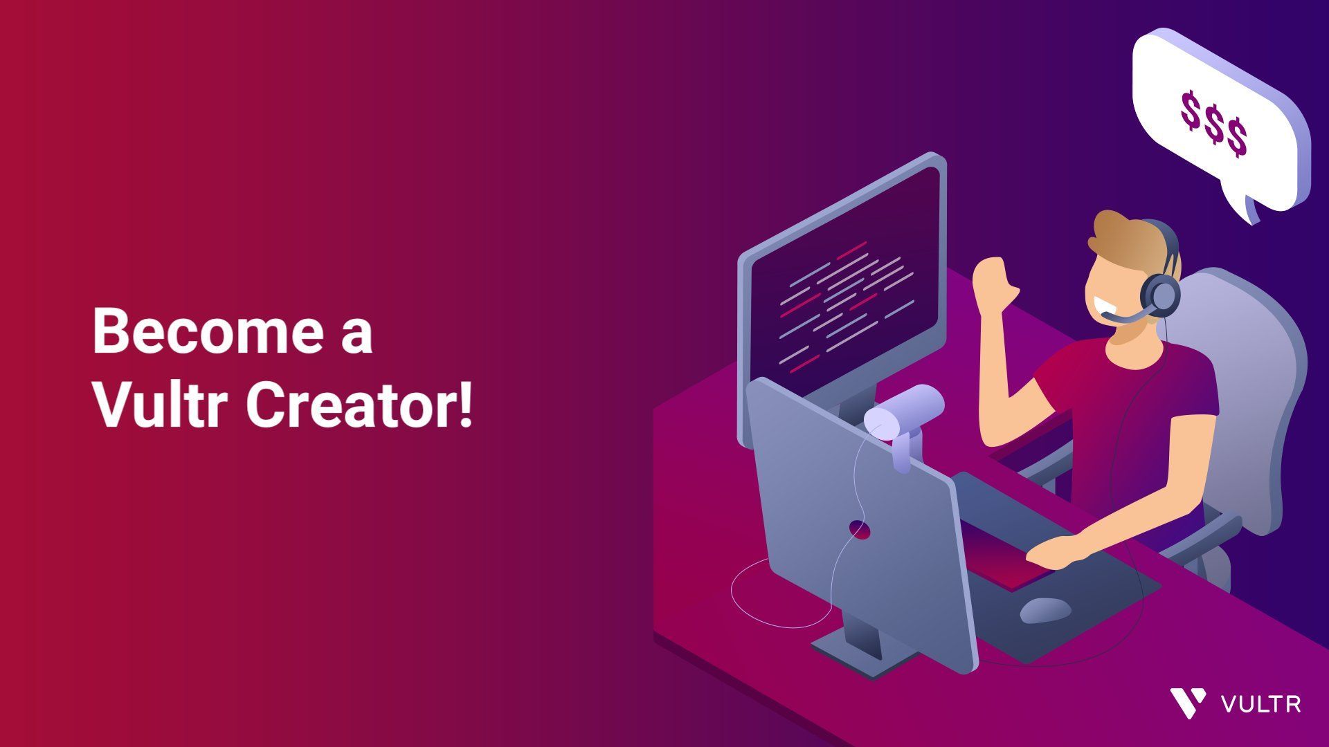 Get paid to create videos and tutorials with the Vultr Creator program_mobile