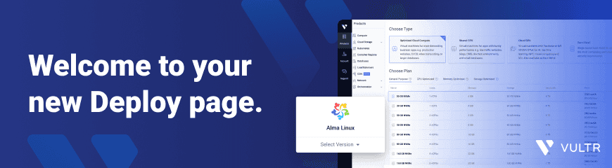 Introducing Vultr's New Deploy Page