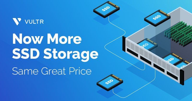 Vultr Cloud Compute Boosts SSD Storage!_mobile